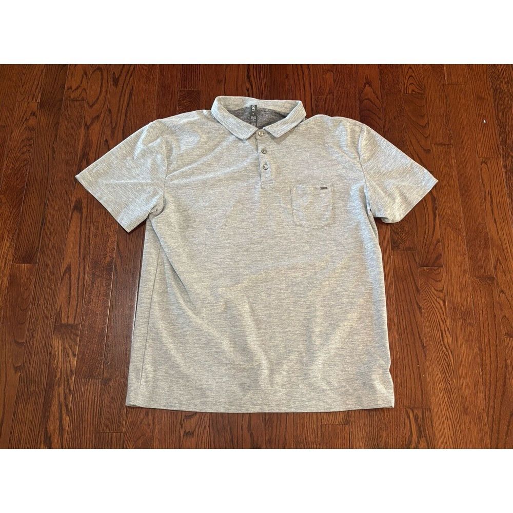 Vuori Heather Gray Polo Shirt
